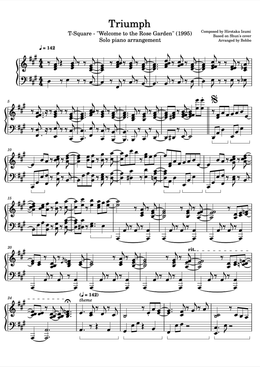 T-Square Triumph Sheet Music Downloads